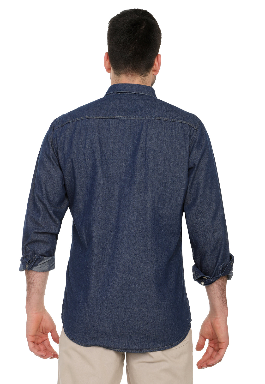 Camisa indigo manga larga Ref. 102 Talla M