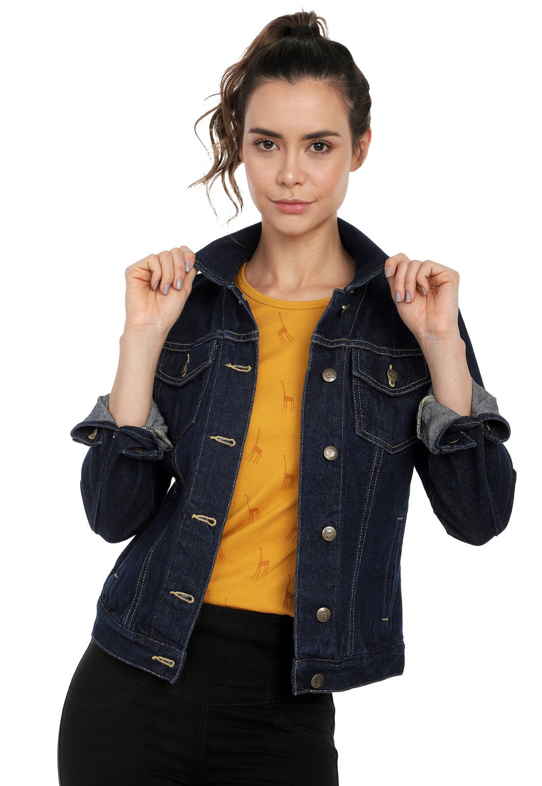 Chaqueta basica indigo Ref. 135 Talla L