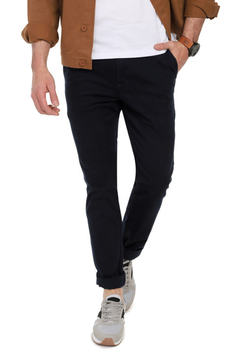 Pantalón en dril real fit semiajustado Ref. 271 Talla 28
