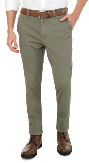 Pantalón en dril real fit semiajustado Ref. 271 Talla 28