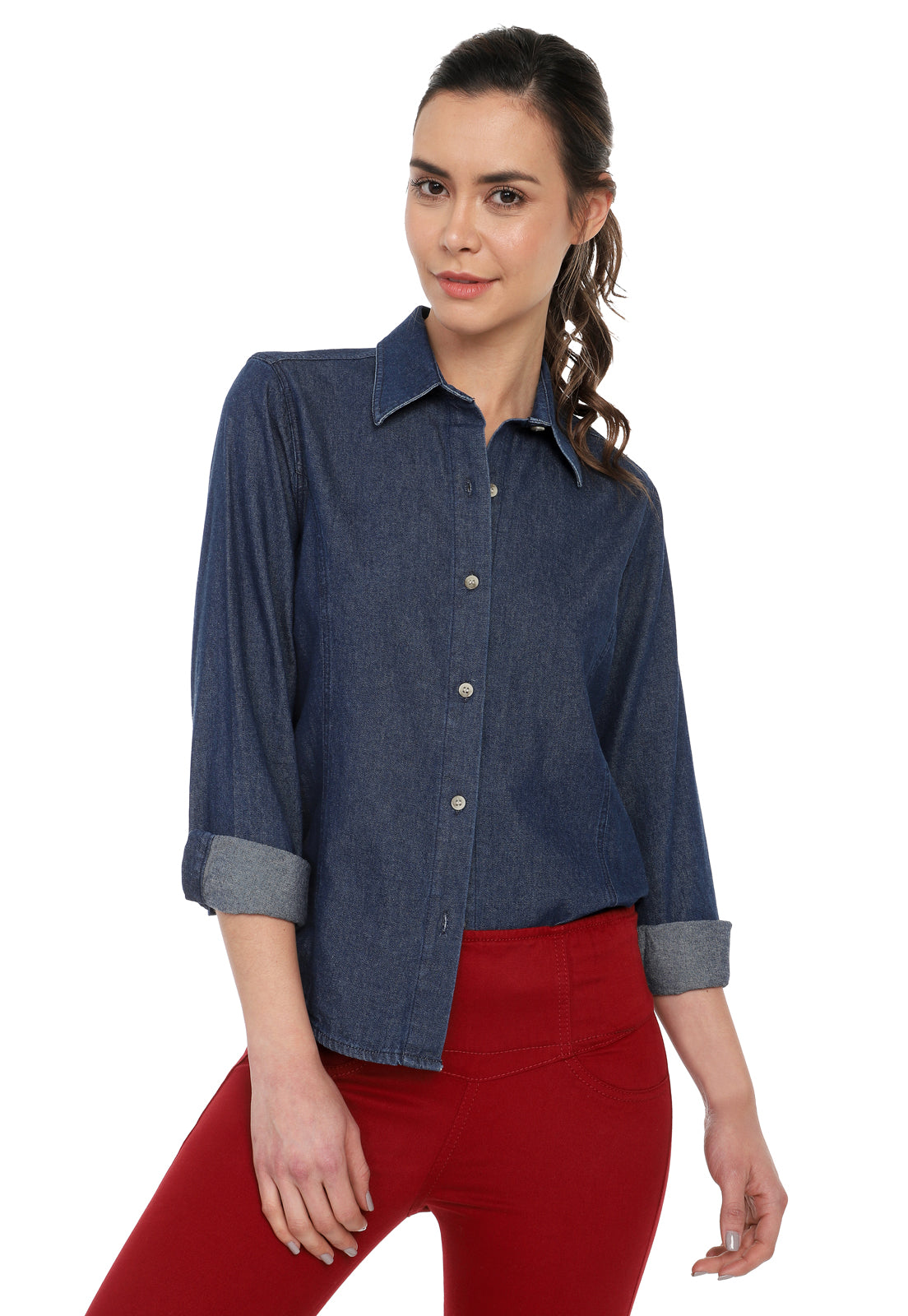 Camisa de Jean Basica Ref. 211 Talla S