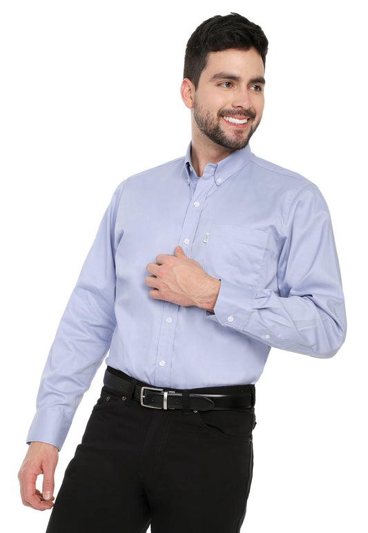 Camisa silueta amplia, dril corcega Ref. 108 Talla S