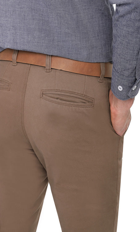 Pantalón en dril real fit semiajustado Ref. 271 Talla 28